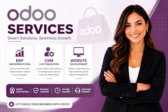 be your odoo expert for erp, CRM, odoo ecommerce website SEO odoo website design
