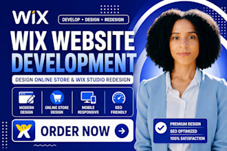 wix website development, wix online store and wix studio redesign