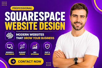 develop or design your squarespace website redesign with custom web development