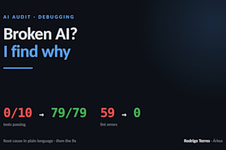 audit and fix your broken ai or llm pipeline