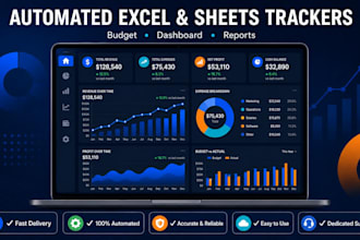 build an automated budget tracker in excel or google sheets