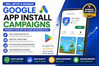 run google ads app install campaigns for your android app or game