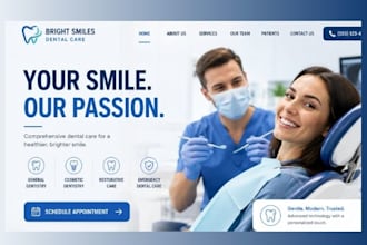 design wix dentist dental clinic cosmetics dentry orthodontist site