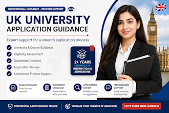 guide you through the UK university application process