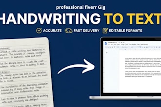 onvert handwriting to text, transcribe english speech, and translate