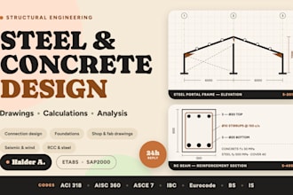 do concrete steel structure analysis design detailing on etabs sap2000