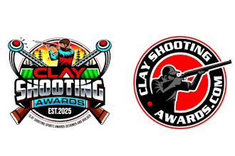 design a bold machine gun shot bullet logo