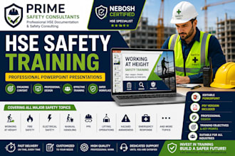 create professional hse safety training powerpoint presentations