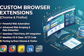 develop custom chrome, edge, and firefox browser extensions