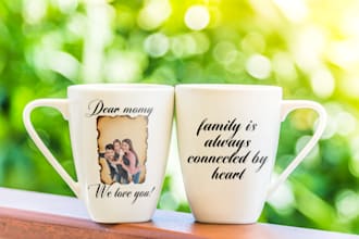 create realistic mug and cup mockups with your design