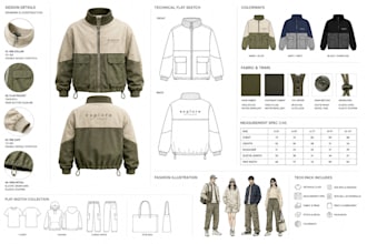 design tech pack clothing tech pack fashion tech pack tech pack designer