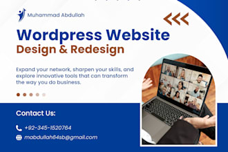 design and redesign your wordpress and ecommerce site