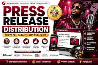 submit press release press release distribution write pr music press release