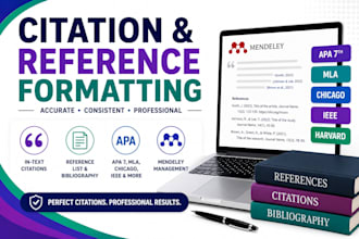 format citations and references using mendeley