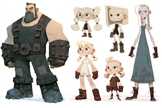 design a concept art character or object