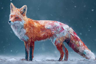 create a beautiful digital illustration