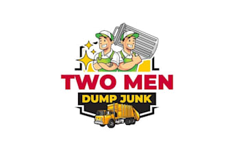 make junk removal service logo for home and business owners