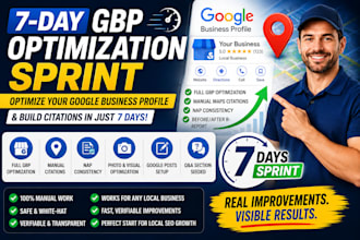 optimize your gmb profile and build citations in a 7 day sprint