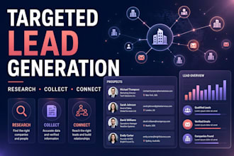 do data collection, email scraping and lead generation