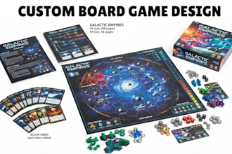 design board game custom card game design tabletop game playing card