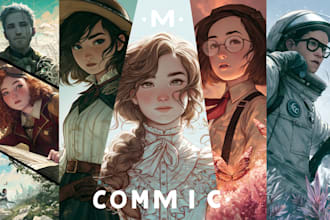draw digital art commission in any art style