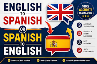 translate english to spanish and spanish to english