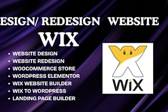 wix website redesign wix website design wix studio wix to wordpress design wix