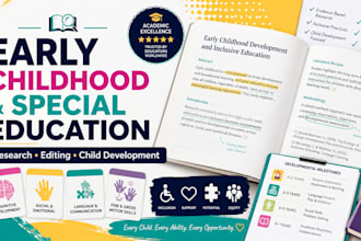research early childhood, special education and child development