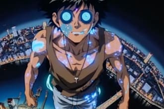 create a cinematic ai anime video or short