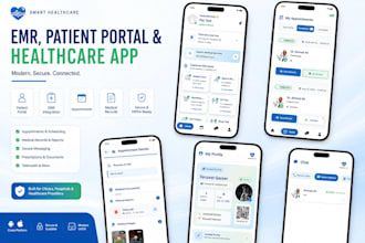 develop emr, patient portal and healthcare mobile app