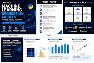 build machine learning regression models using python