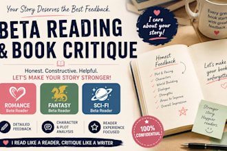 beta read critique, sci fi beta reader romance beta reader fantasy beta reader