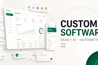 develop custom web software and saas applications