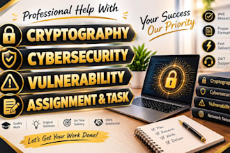 do cryptography assignment and cybersecurity tasks