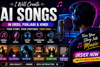 create an original ai song in urdu punjabi or hindi for you