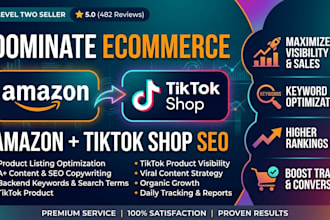 optimize your tiktok  shop or amazon listing