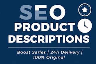 write SEO product descriptions that boost shopify sales