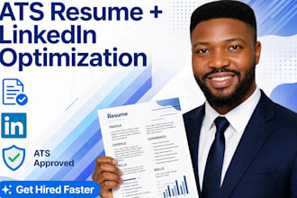 write ats resume and optimize linkedin profile