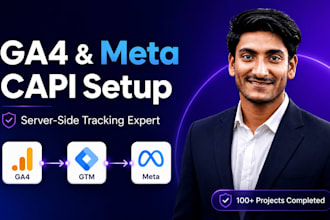 setup server side tracking, ga4 and meta conversions API
