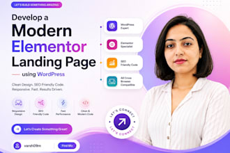 design awesome website or landing page