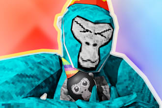 making gorilla tag profile pictures