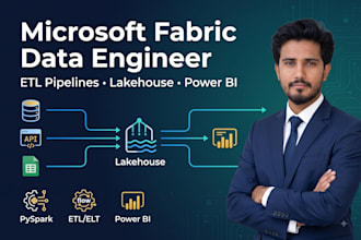 be your microsoft fabric data engineer, pyspark and power bi