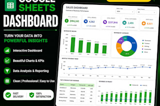 create google sheets dashboards