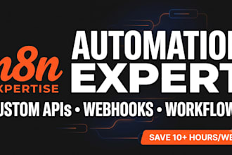 build custom n8n automations and webhook integrations