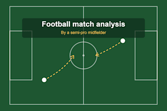 analyse your football match footage as an ex semi pro midfielder