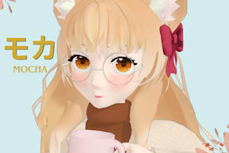 create custom vrchat avatars in anime style