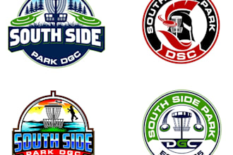 create exclusive and marvelous disc golf logo design