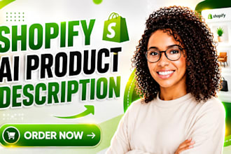 create shopify ai product description seo optimized product listing copywriting