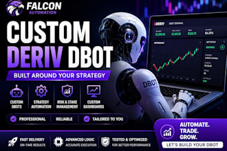 develop a custom deriv dbot for your trading strategy