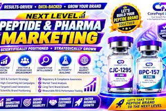 run compliant google and meta ads for research peptides brands
